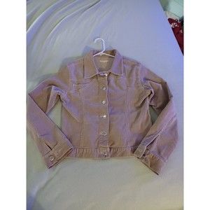 Forever 21 Jacket Womens Small Brown Corduroy Button Front